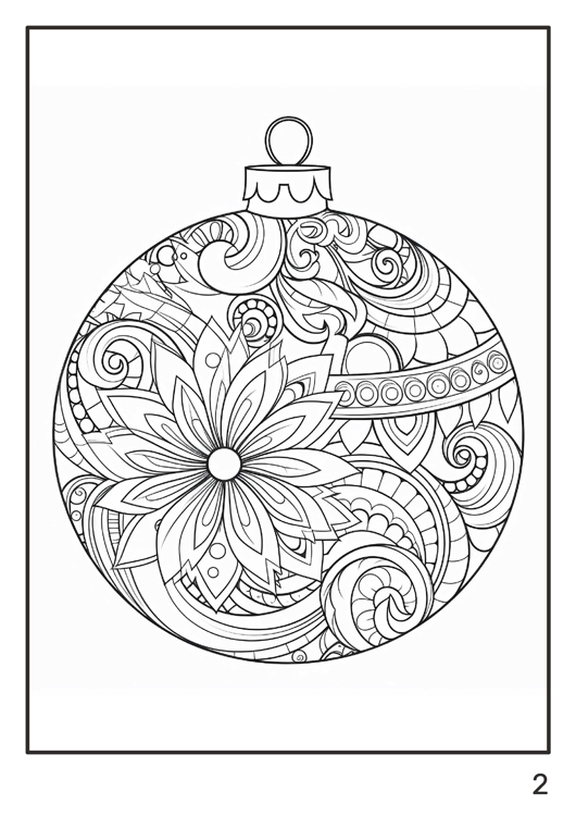 Olympia anti-stress coloring artbook "Balls with ornaments"