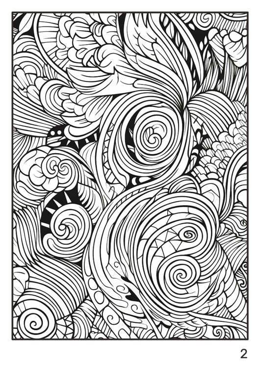 Olympia anti-stress coloring artbook "Floral ornaments"
