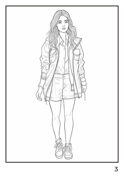 Olympia anti-stress coloring artbook "Men and women"