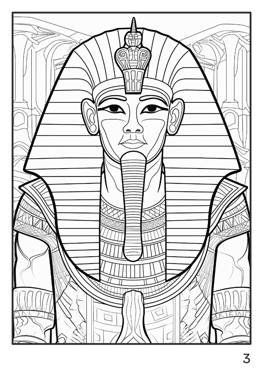 Olympia anti-stress coloring artbook "Ancient Egypt"