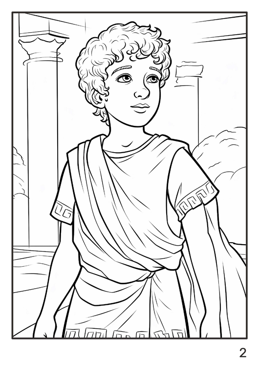 Olympia anti-stress coloring artbook "Ancient Greece" | Special Edition