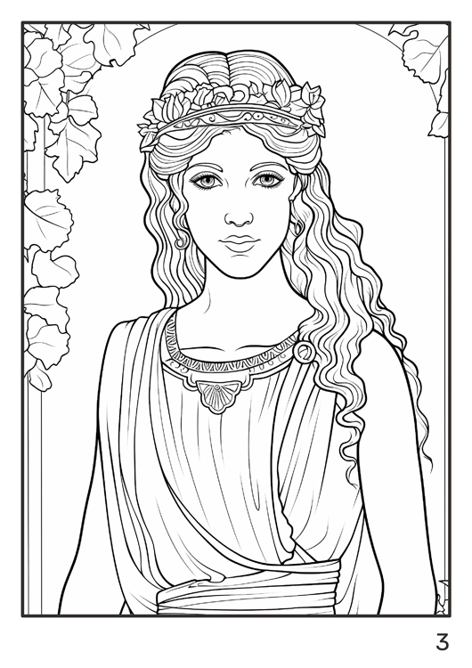 Olympia anti-stress coloring artbook "Ancient Greece" | Special Edition