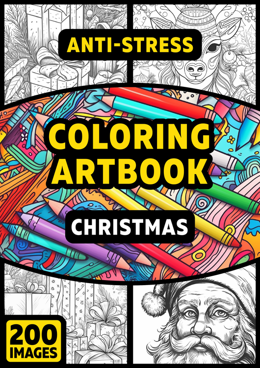 Olympia anti-stress coloring artbook "Christmas"