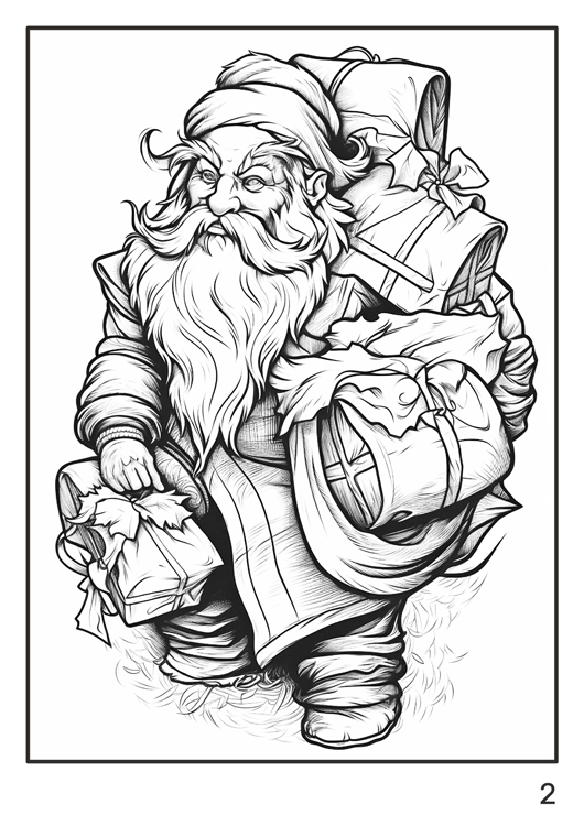 Olympia anti-stress coloring artbook "Christmas"