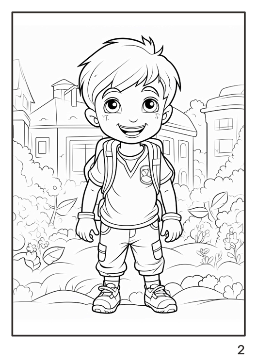 Olympia anti-stress coloring artbook "Happy kids"