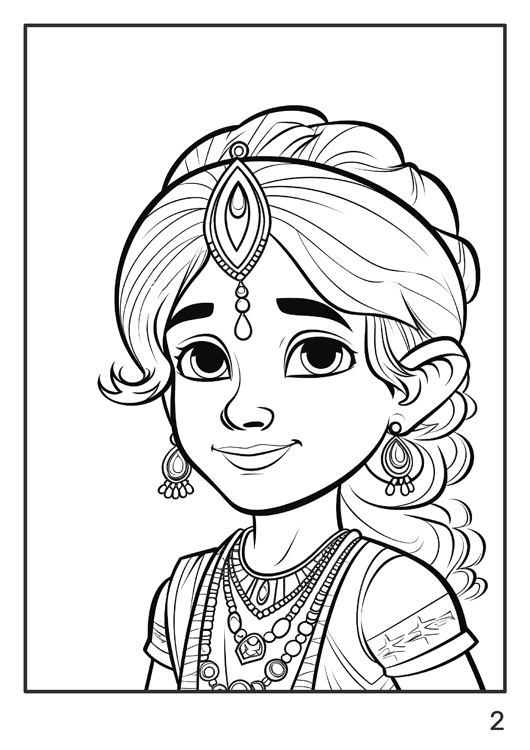 Olympia anti-stress coloring artbook "India" | Special Edition