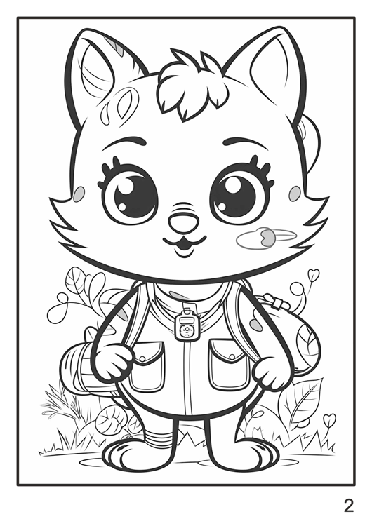 Olympia anti-stress coloring artbook "Kids"