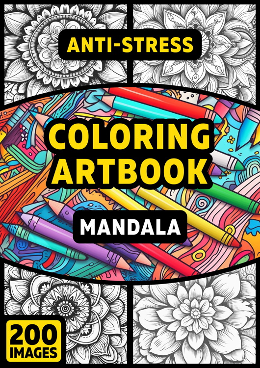Olympia anti-stress coloring artbook "Mandala"