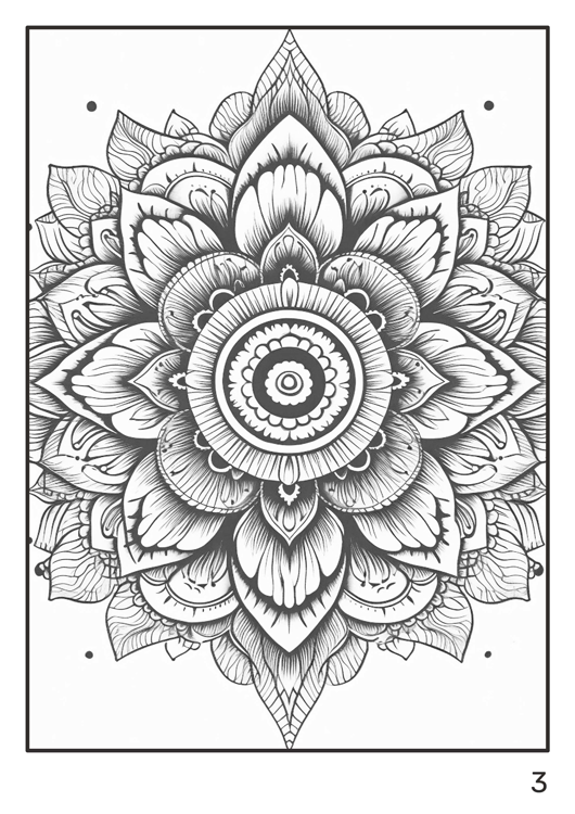 Olympia anti-stress coloring artbook "Mandala"