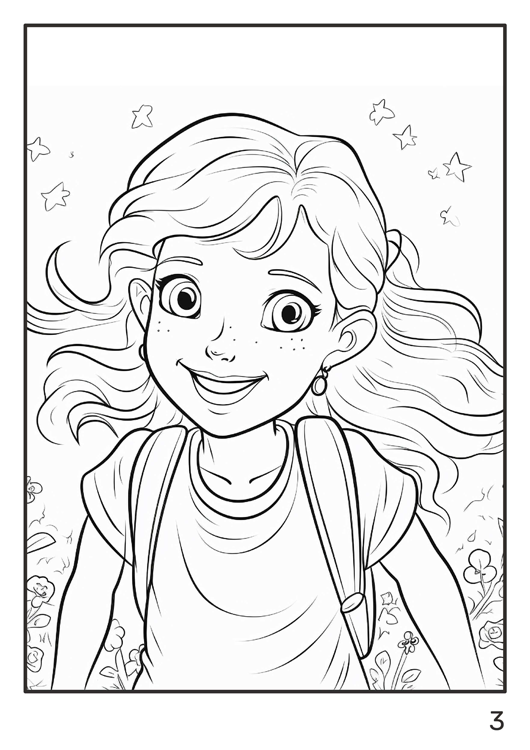 Olympia anti-stress coloring artbook "Happy kids"